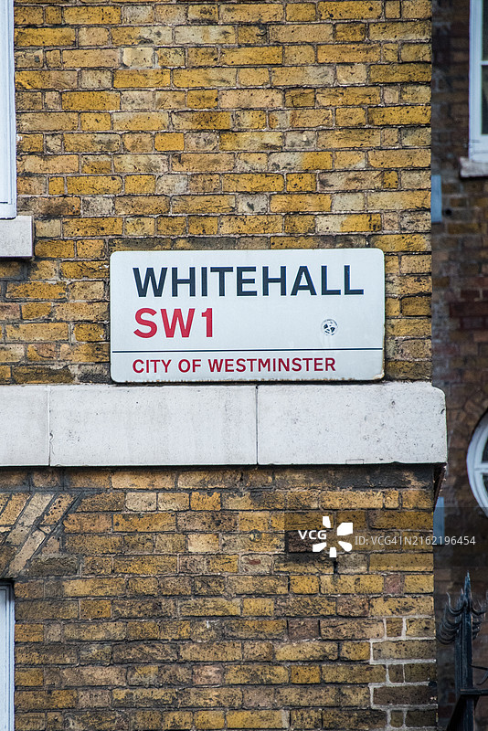 白厅路标图片素材