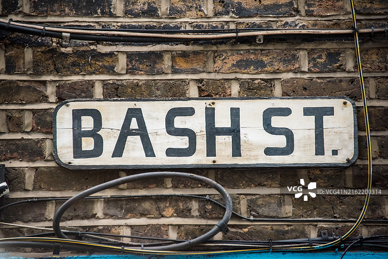 Bash大街路牌图片素材