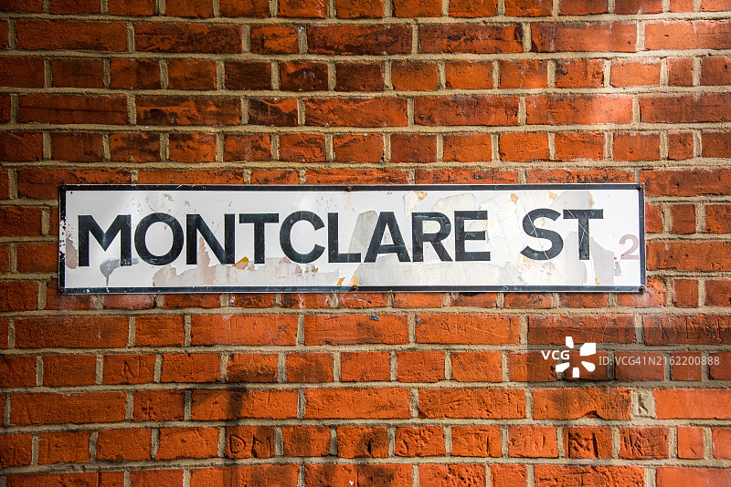 蒙特克莱尔街的标志图片素材