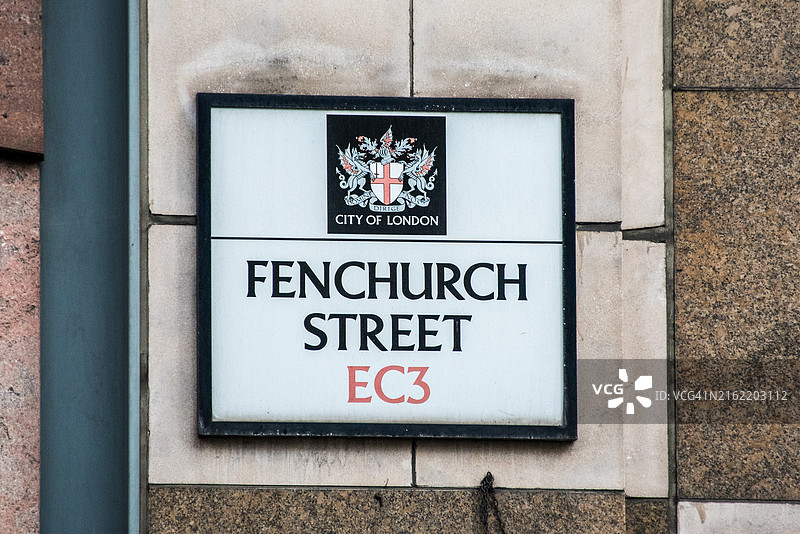 芬丘奇街标志图片素材