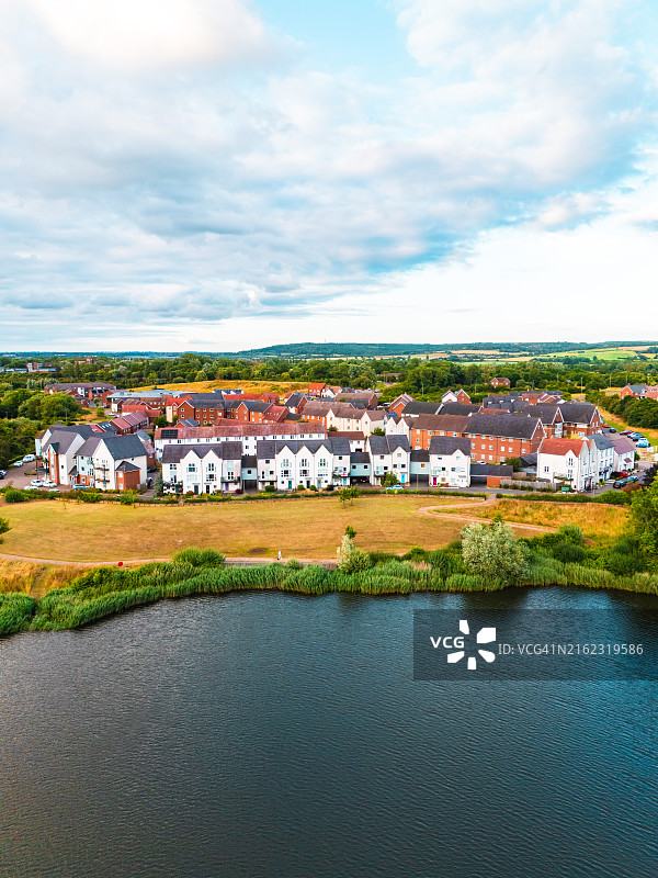 英国米尔顿凯恩斯住宅区图片素材