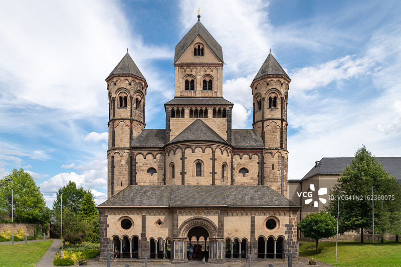 德国玛利亚拉赫修道院西侧图片素材