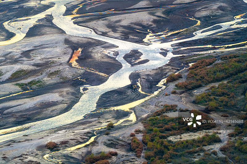 土地高角度景观图片素材