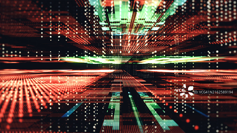 红色科技背景图片素材