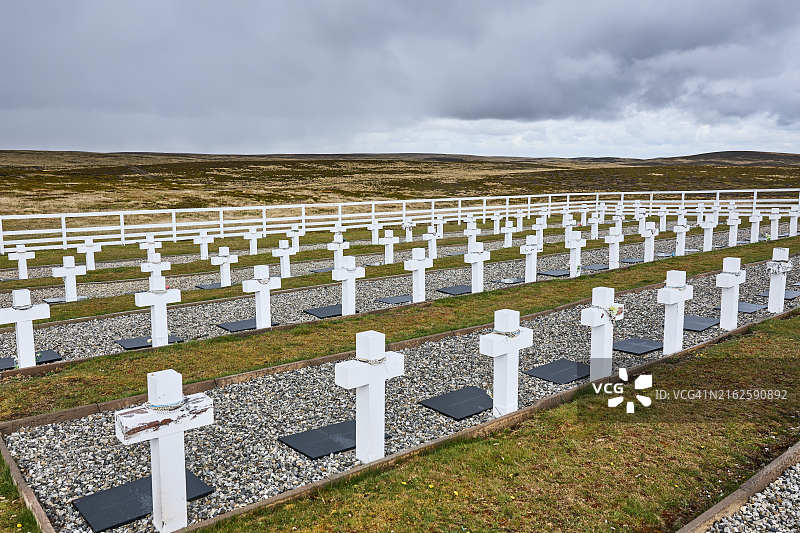 阿根廷达尔文公墓。马尔维纳斯群岛图片素材