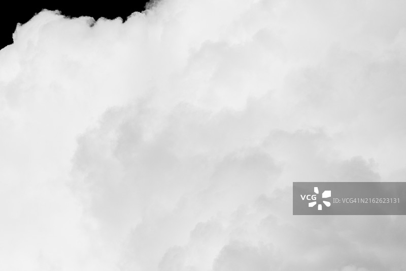 黑白云朵风格自然背景图片素材