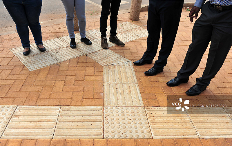 视障人士通道图片素材