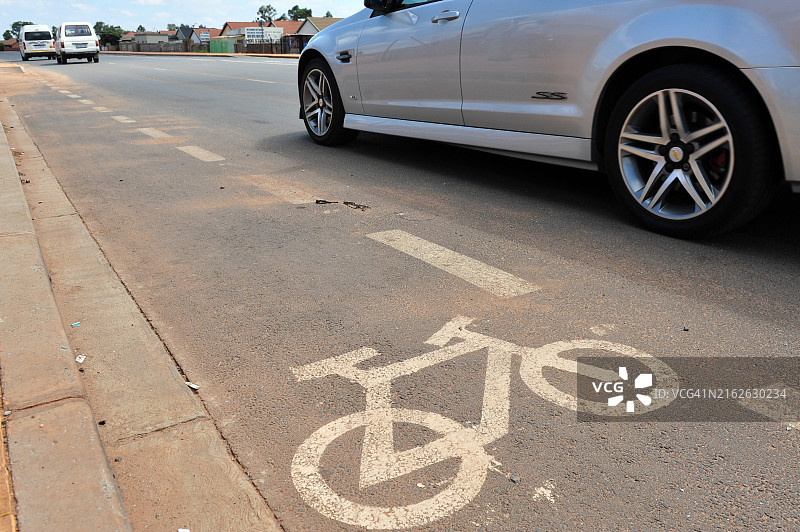 自行车道图片素材