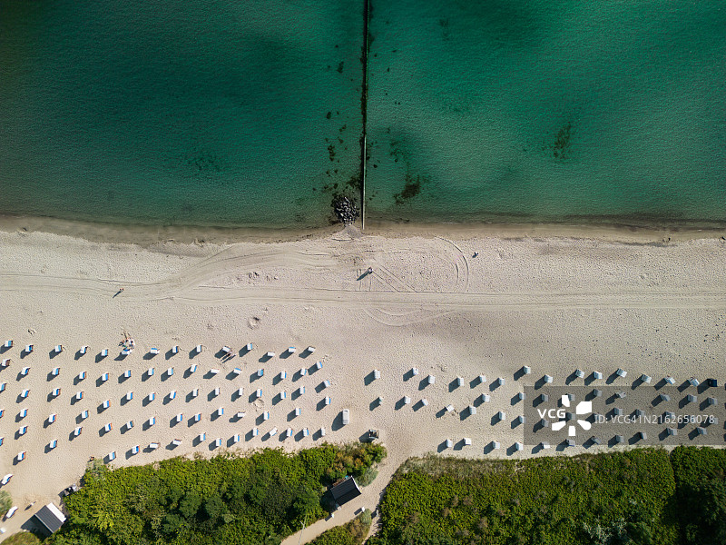 蒂门多夫海滩航拍图片素材