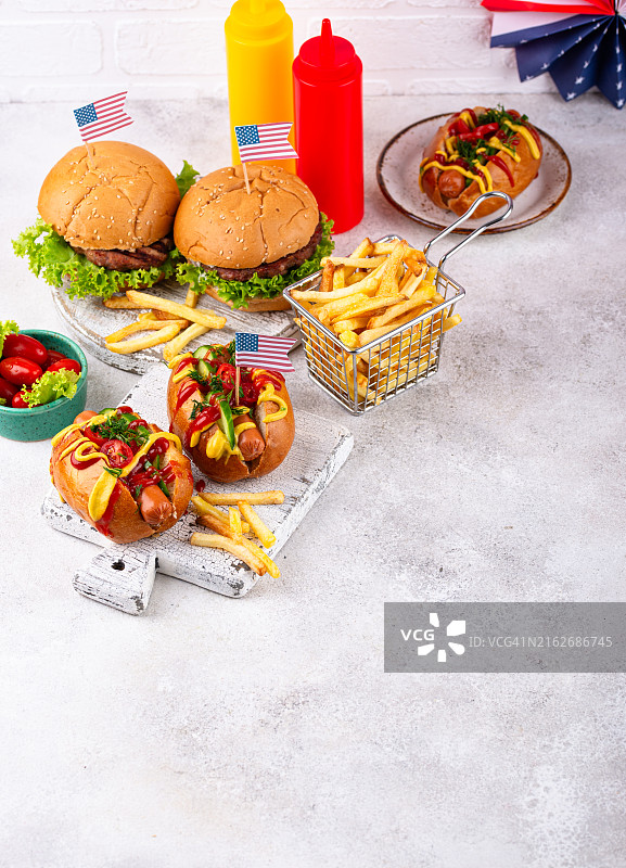 传统美国食物图片素材