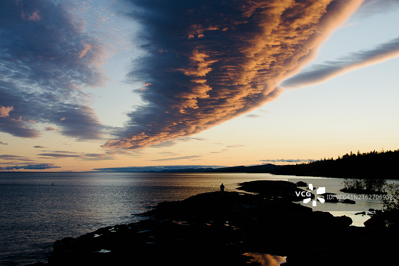 苏必利尔湖，明尼苏达州 Grand Marais图片素材