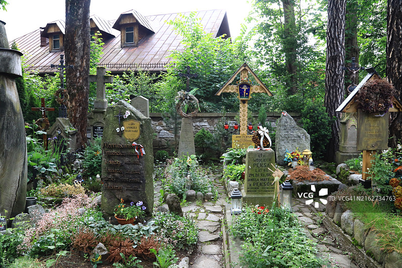扎科帕内老公墓：热门旅游景点图片素材