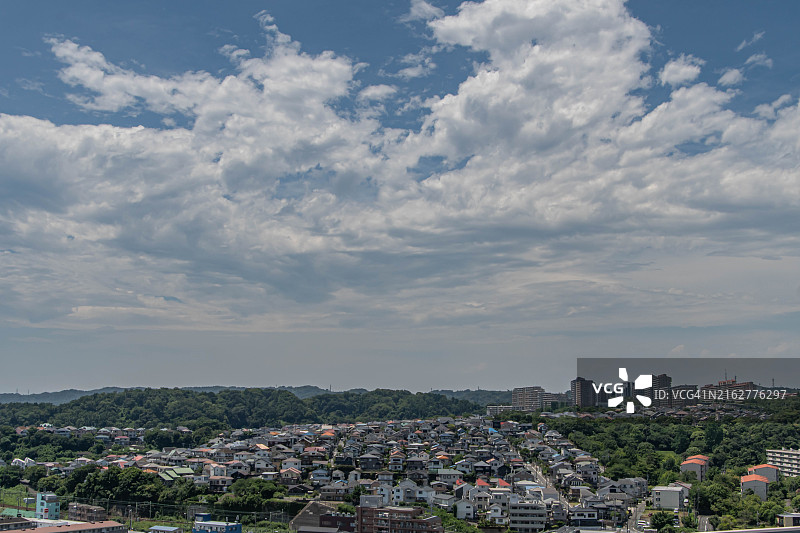 日本横滨市的住宅区图片素材