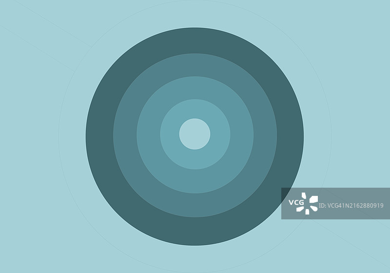 蓝色渐变圆形抽象设计图片素材