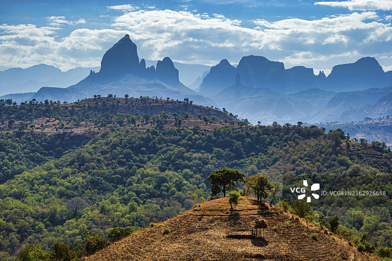 埃塞俄比亚的壮丽非洲景观图片素材