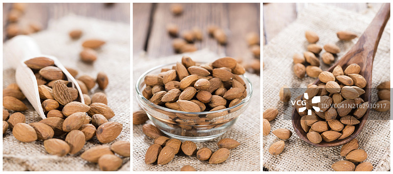 杏仁拼盘图片素材