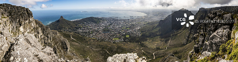 南非开普敦的船上景观图片素材