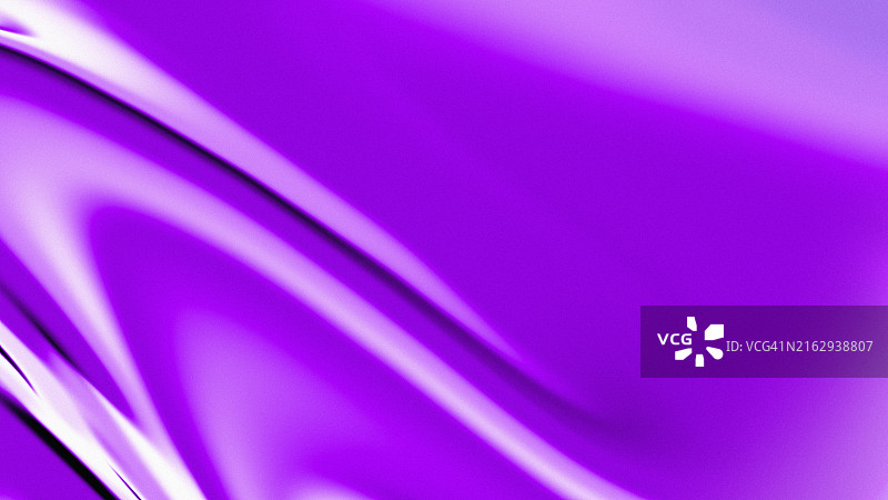 充满活力的紫色背景上抽象的流动液体波浪弯曲形状图片素材