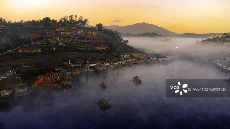 泰国北部班乐泰的迷人风光图片素材