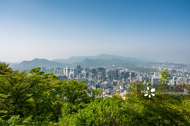 首尔全景图片素材