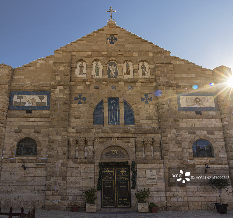 施洗约翰的美丽教堂图片素材