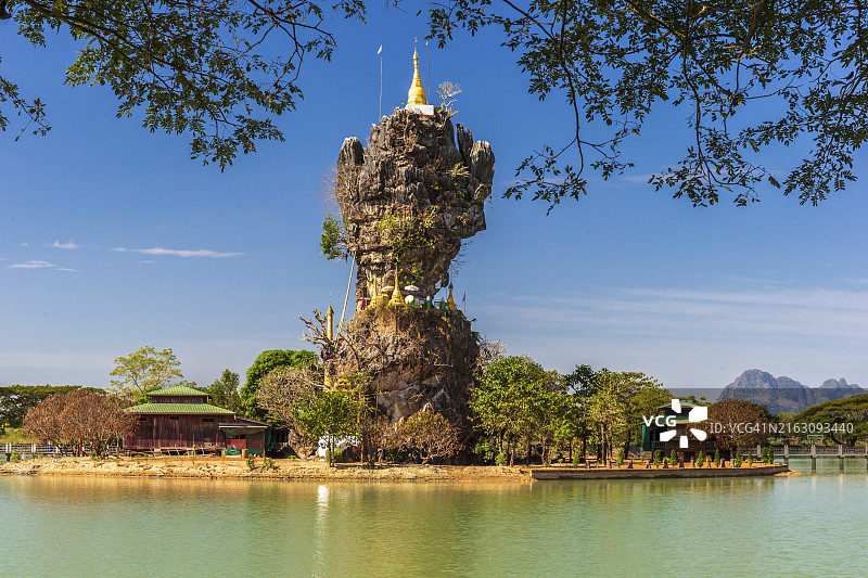 皎卡拉特寺美景图片素材