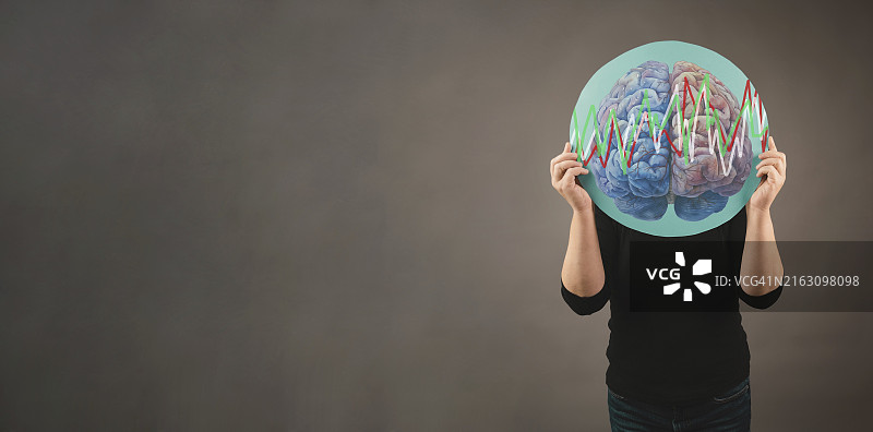 癫痫，脑部与癫痫发作，脑电图，精神电活动图片素材