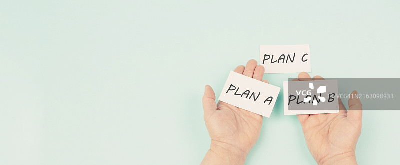 A计划或B计划：把握机会，制定决策图片素材
