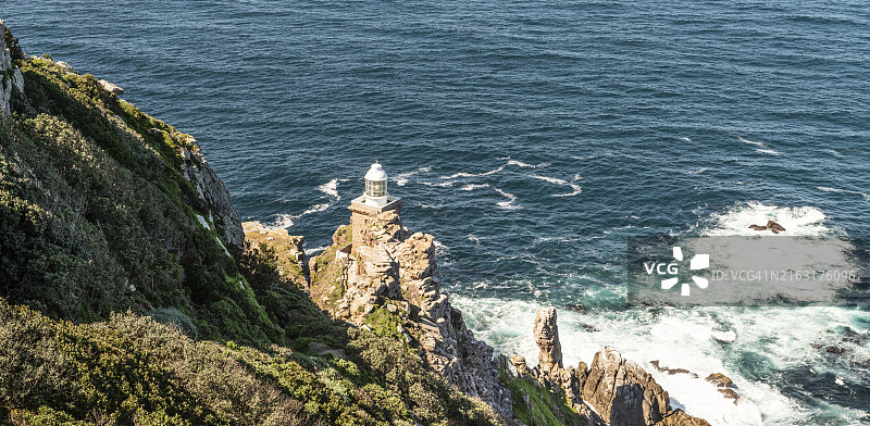 冬季南非开普角旧灯塔图片素材