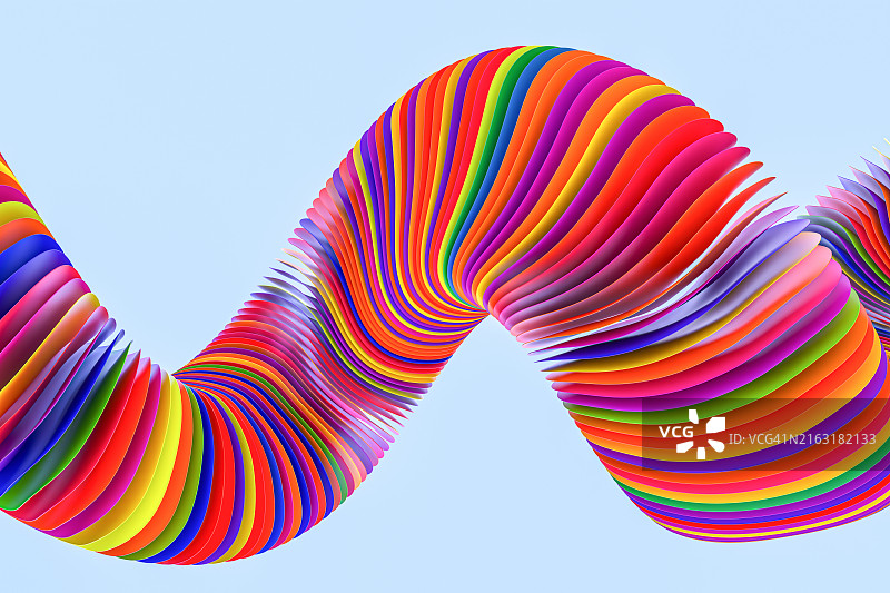 彩色螺旋流动图片素材