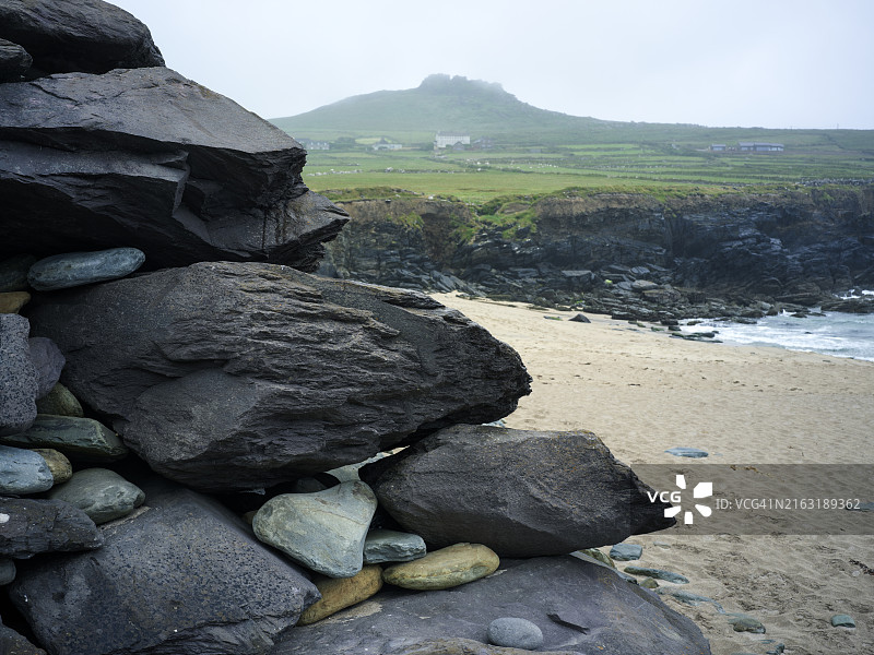 在斯利亚角海滩上的游客图片素材
