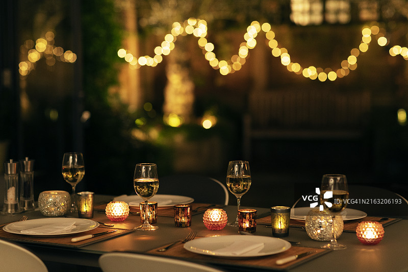 晚餐聚会静物图片素材