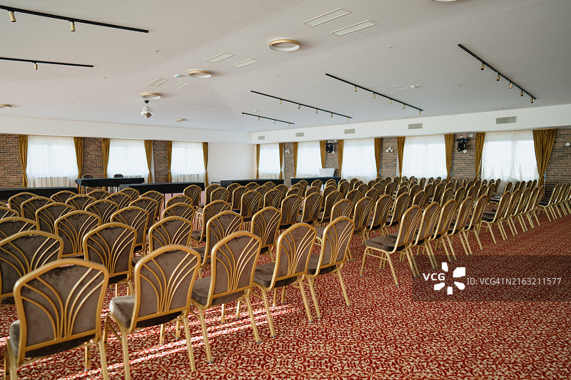 大型空旷活动大厅特写图片素材