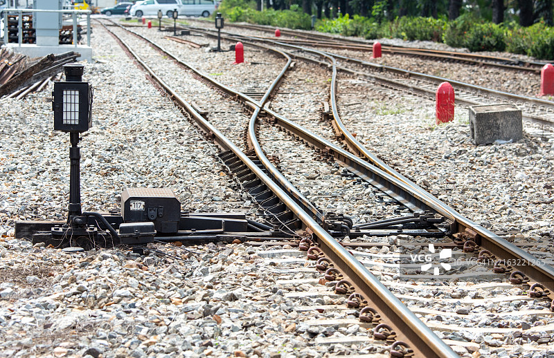 泰国铁路轨道和1米轨道图片素材