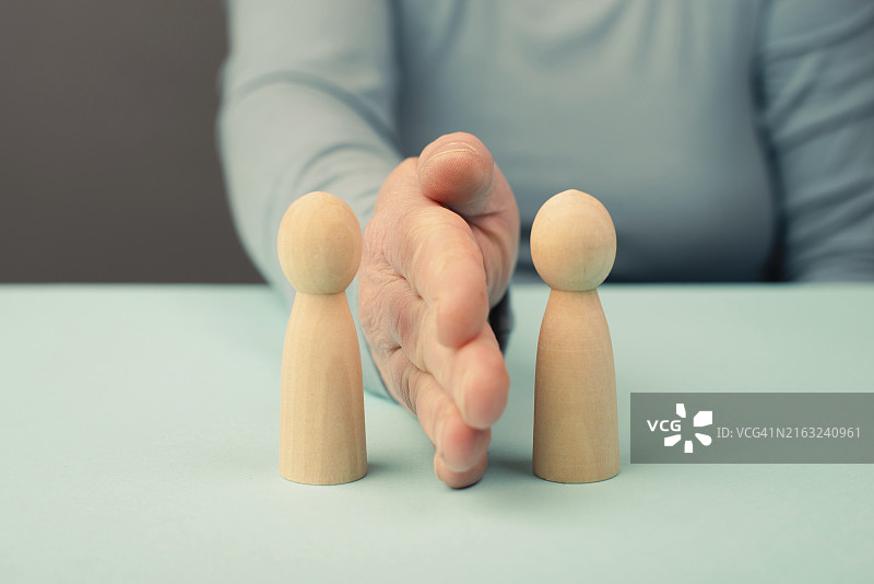 团队合作与友谊，管理与决策概念，招聘与重组图片素材