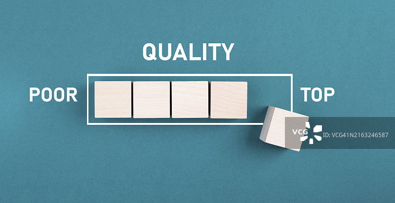 加载条，从差到优的质量，评估和反馈概念，卓越的服务，高评分图片素材