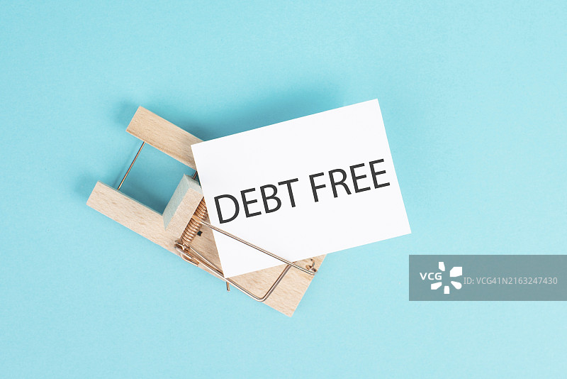 摆脱债务，结束信贷和银行贷款，实现财务自由图片素材
