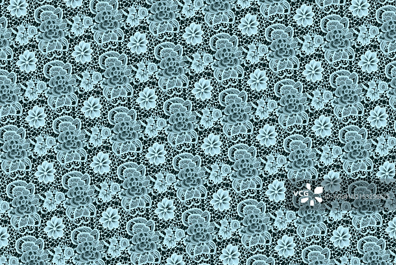 粉色蕾丝图案特写：精致而复杂的设计图片素材