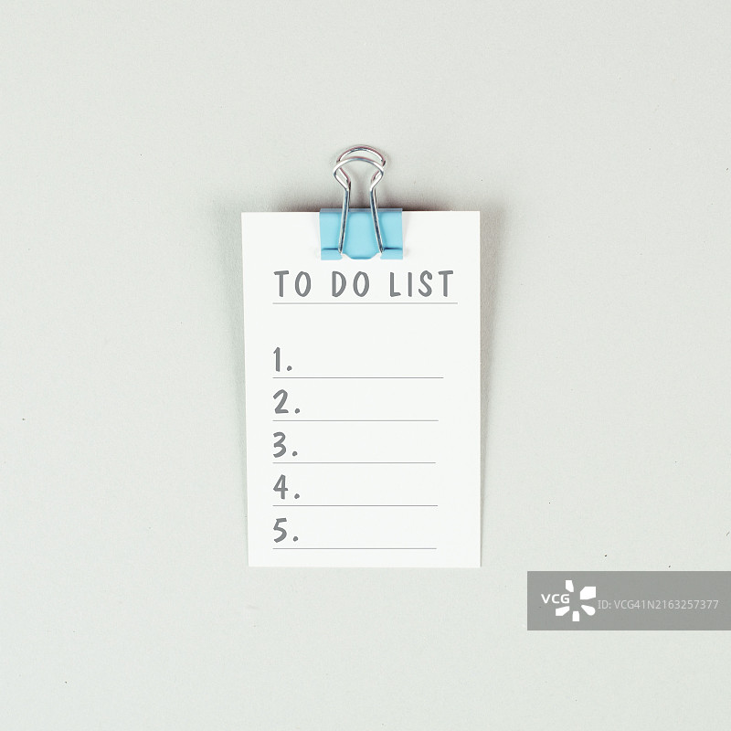 带有复制空间的待办事项清单、提醒清单、目标、商业和教育概念图片素材