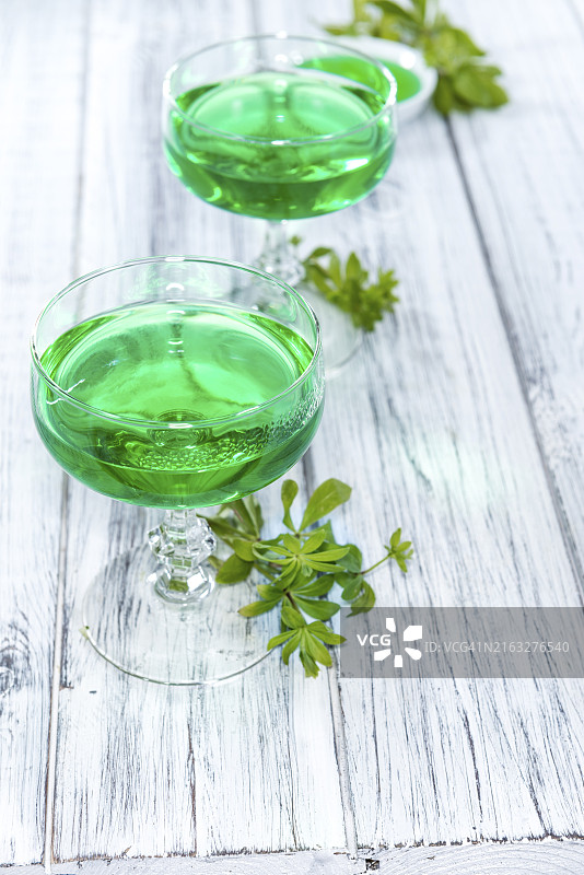 自制香车叶草味吉利丁图片素材