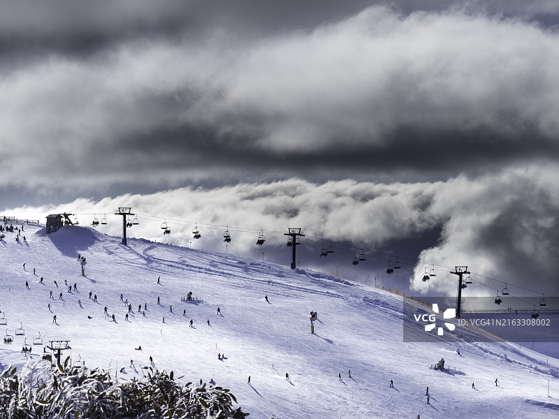 山地滑雪图片素材