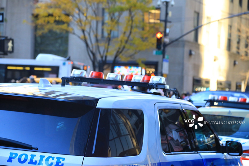犯罪与正义概念，警车图片素材