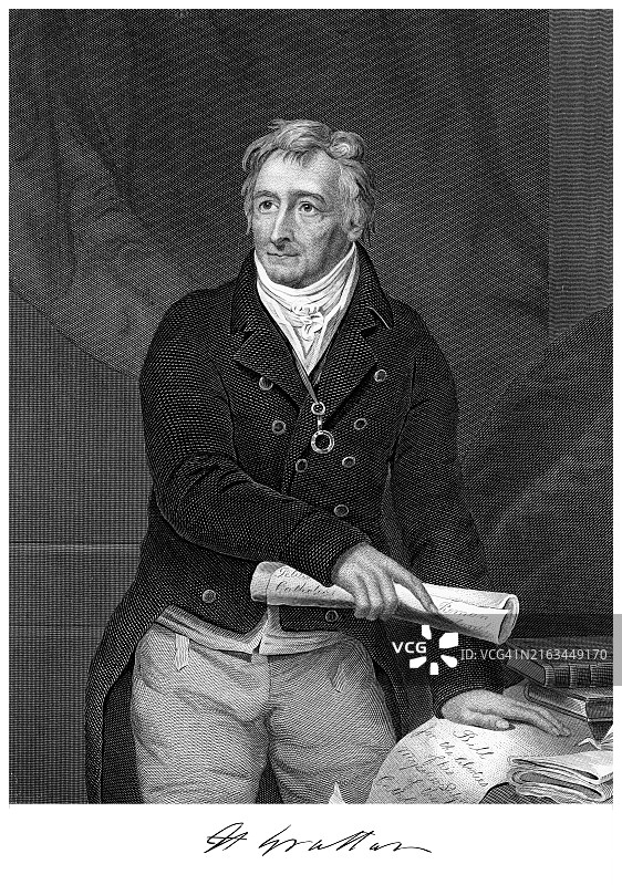 亨利·格拉attan肖像（1746年7月3日 – 1820年6月4日），18世纪后期为爱尔兰议会的立法自由奔走的爱尔兰政治家和律师图片素材