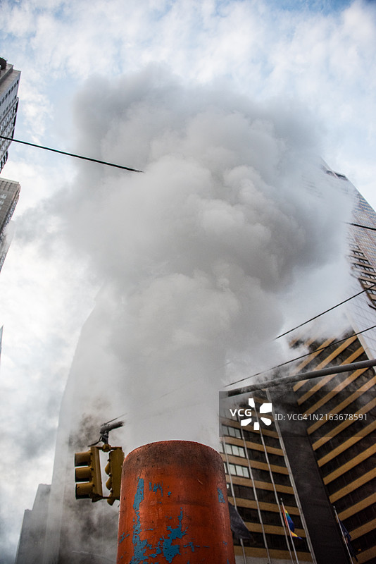 纽约蒸汽管图片素材