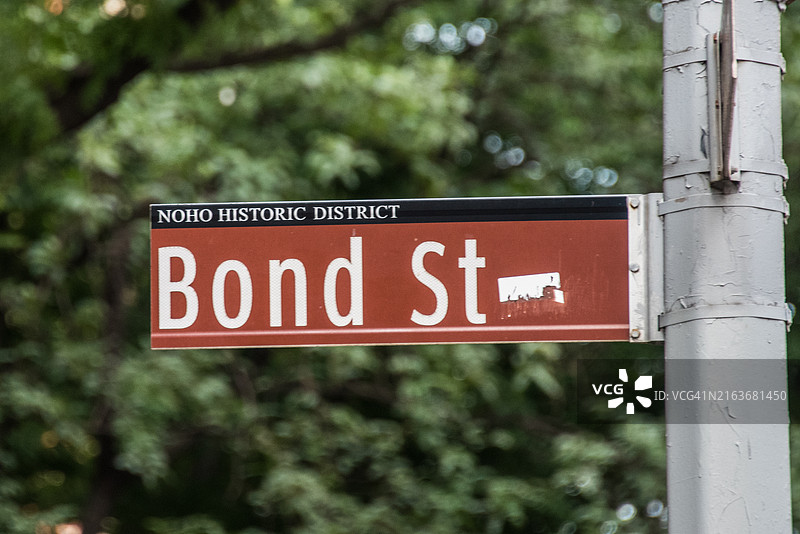 邦德街标志图片素材