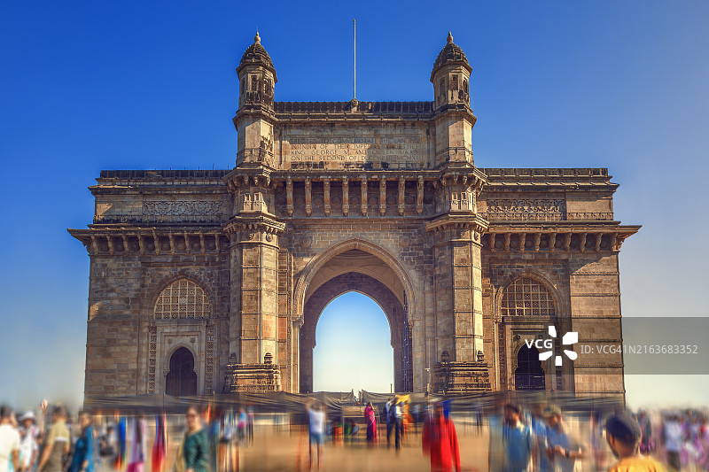 印度孟买印度门图片素材