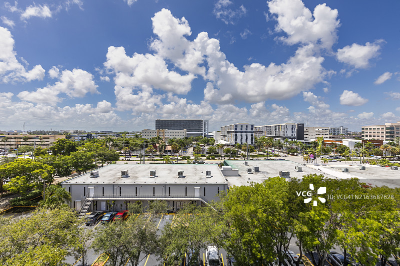 迈阿密多拉尔市全景图片素材