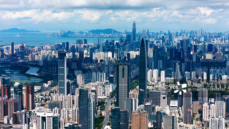 深圳城市无人机航拍短片图片素材