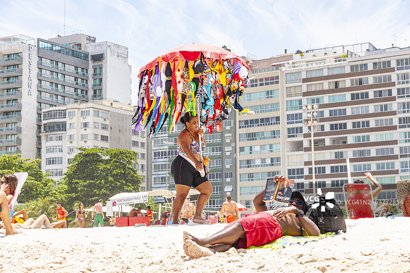 巴西里约热内卢伊帕内玛海滩图片素材