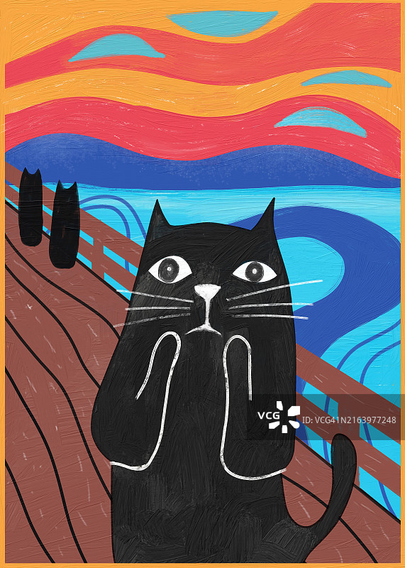 猫的叫声图片素材